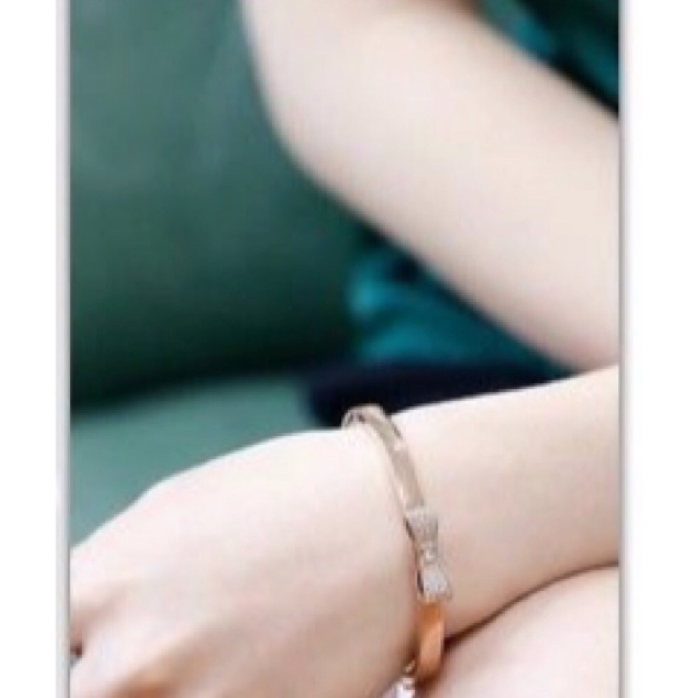 Kate Spade Ready Set Bow Bangle• Rose Gold - Picture 3 of 5